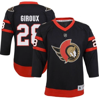 Outerstuff Kids' Youth Claude Giroux Black Ottawa Senators Replica Player Jersey