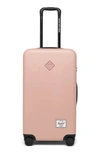 Herschel Supply Co Heritage Hardshell Spinner In Ash Rose