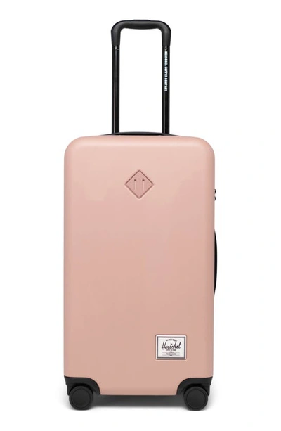 Herschel Supply Co Heritage Hardshell Spinner In Ash Rose