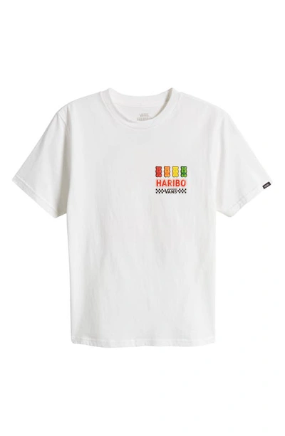 Vans Kids' X Haribo Cotton Graphic T-shirt In White