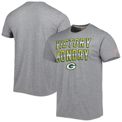 Homage Grey Green Bay Packers Victory Monday Tri-blend T-shirt