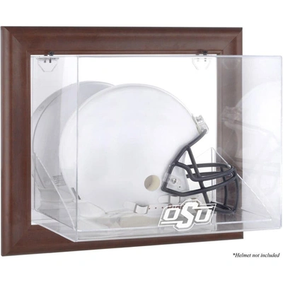 Fanatics Authentic Oklahoma State Cowboys Brown Framed Wall-mountable Helmet Display Case