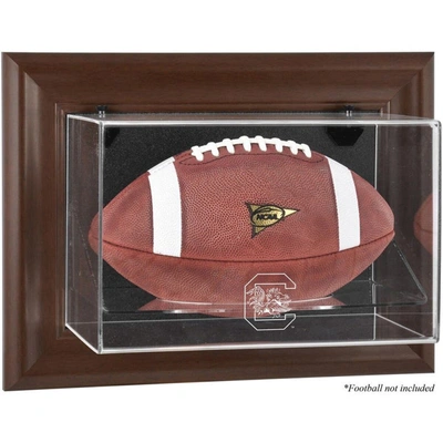 Fanatics Authentic South Carolina Gamecocks Brown Framed Wall-mountable Football Display Case