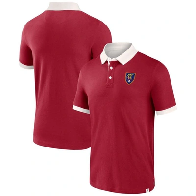 Fanatics Branded Red Real Salt Lake Second Period Polo Shirt
