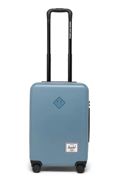 Herschel Supply Co. Heritage Hardshell Carry-on Spinner In Bluestone