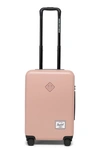 Herschel Supply Co Heritage Hardshell Carry-on Spinner In Rose