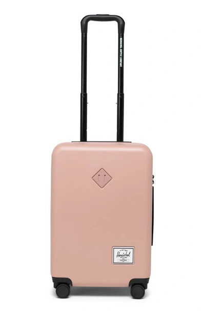 Herschel Supply Co. Heritage Hardshell Carry-on Spinner In Ash Rose