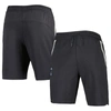 Adidas Originals Adidas Black Vancouver Whitecaps Fc 2023 Player Travel Shorts In Charcoal