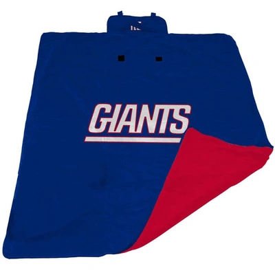 Logo Brands Royal New York Giants 60'' X 80'' All-weather Xl Outdoor Blanket In Blue