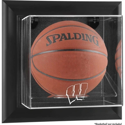Fanatics Authentic Wisconsin Badgers Black Framed Wall-mountable Basketball Display Case