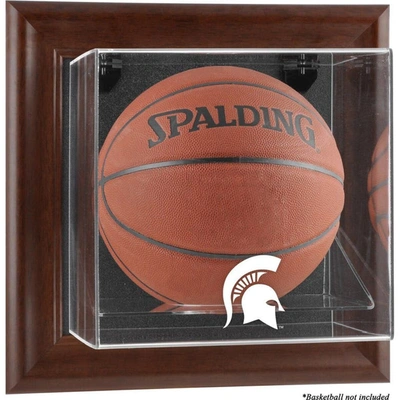 Fanatics Authentic Michigan State Spartans Brown Framed Wall-mountable Basketball Display Case