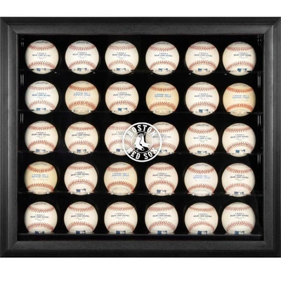 Fanatics Authentic Boston Red Sox Engraved Logo Black Framed 30-ball Display Case