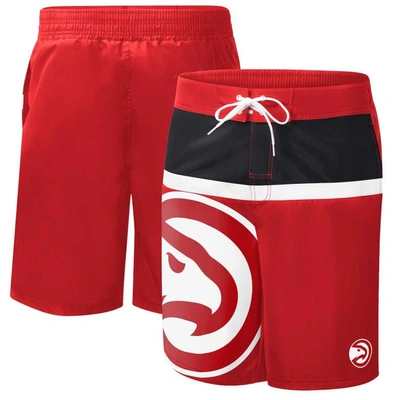 G-iii Sports By Carl Banks Red Atlanta Hawks Sea Wind Swim Trunks