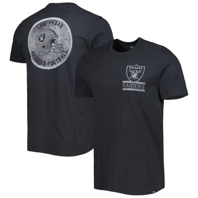 47 ' Black Las Vegas Raiders Open Field Franklin T-shirt