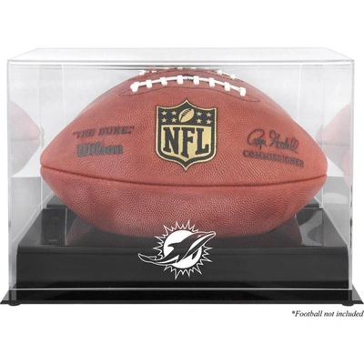 Fanatics Authentic Miami Dolphins (2013-present) Black Base Football Display Case With Mirror Back