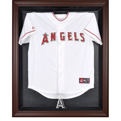 Fanatics Authentic Los Angeles Angels Brown Framed Logo Jersey Display Case