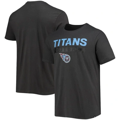 47 ' Charcoal Tennessee Titans Dark Ops Super Rival T-shirt