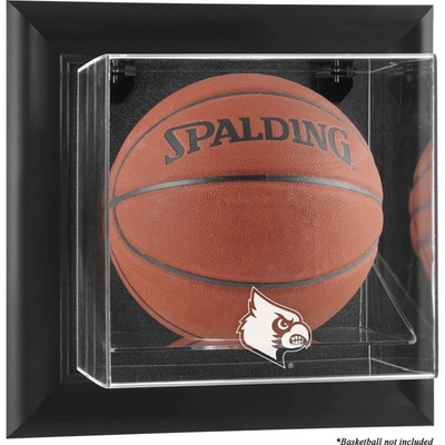 Fanatics Authentic Louisville Cardinals Black Framed Logo Wall-mountable Basketball Display Case
