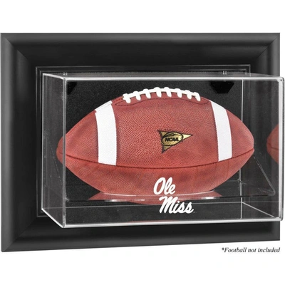 Fanatics Authentic Ole Miss Rebels Black Framed Logo Wall-mountable Football Display Case