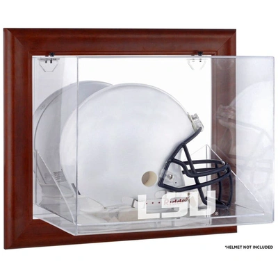 Fanatics Authentic Lsu Tigers Brown Framed Wall Mounted Helmet Display Case