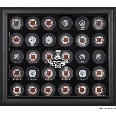 Fanatics Authentic Los Angeles Kings 2014 Stanley Cup Champions Black Framed 30-puck Logo Display Case