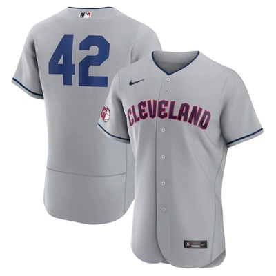 Nike Gray Cleveland Guardians 2023 Jackie Robinson Day Authentic Jersey