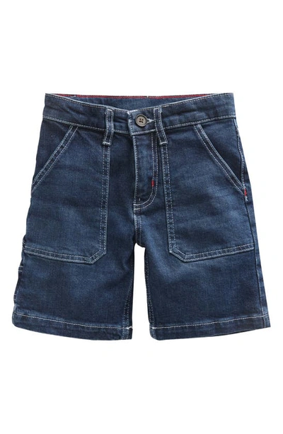 Mini Boden Kids' Carpenter Shorts In Mid Wash
