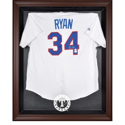 Fanatics Authentic Texas Rangers Brown Framed Logo Jersey Display Case