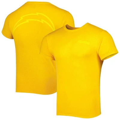 47 ' Gold Los Angeles Chargers Fast Track Tonal Highlight T-shirt
