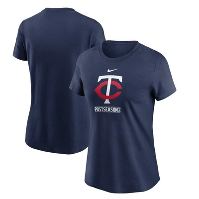 Nike Navy Minnesota Twins 2020 Postseason Authentic Collection T-shirt