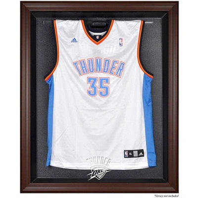Fanatics Authentic Oklahoma City Thunder Brown Framed Logo Jersey Display Case