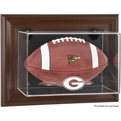 Fanatics Authentic Georgia Bulldogs Brown Framed Wall-mountable Football Display Case
