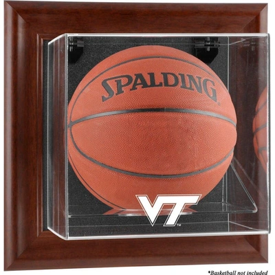 Fanatics Authentic Virginia Tech Hokies Brown Framed Logo Wall-mountable Basketball Display Case