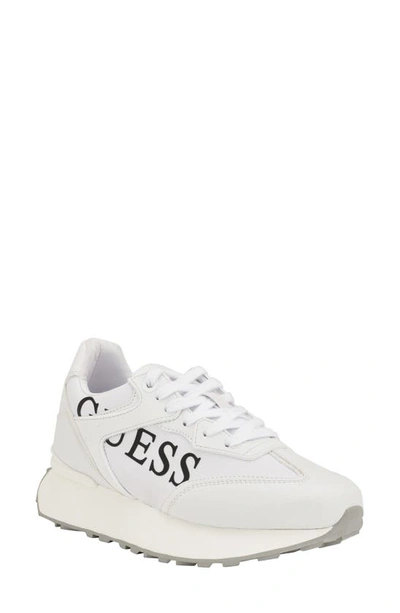 Guess Luchia Jogger Sneaker In White