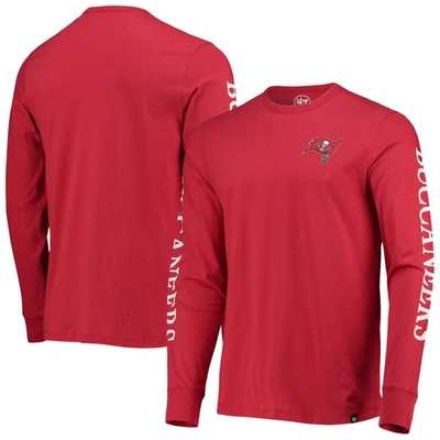 47 ' Red Tampa Bay Buccaneers Franklin Long Sleeve T-shirt