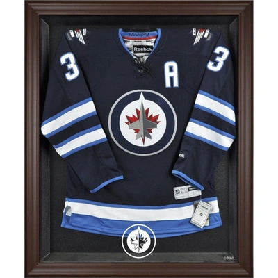 Fanatics Authentic Winnipeg Jets Brown Framed Logo Jersey Display Case