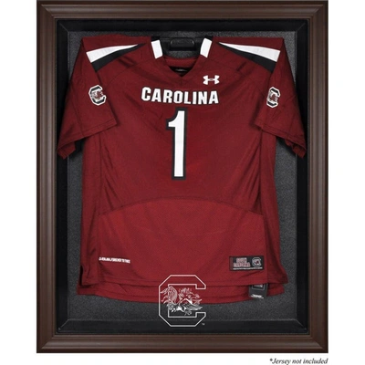 Fanatics Authentic South Carolina Gamecocks Brown Framed Logo Jersey Display Case