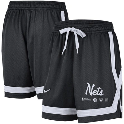 Nike Black Brooklyn Nets Crossover Performance Shorts