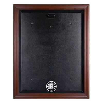 Fanatics Authentic La Clippers Brown Framed Logo Jersey Display Case