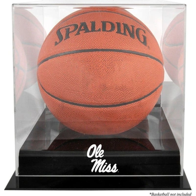 Fanatics Authentic Ole Miss Rebels Black Base Logo Basketball Display Case With Mirrored Back