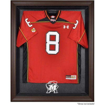 Fanatics Authentic Maryland Terrapins Brown Framed Logo Jersey Display Case