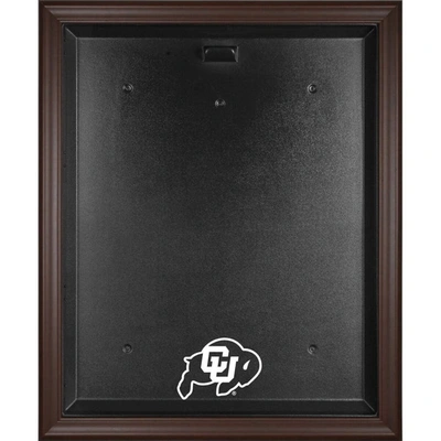 Fanatics Authentic Colorado Buffaloes Brown Framed Logo Jersey Display Case