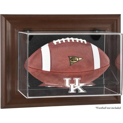 Fanatics Authentic Kentucky Wildcats Brown Framed Wall-mountable Football Display Case