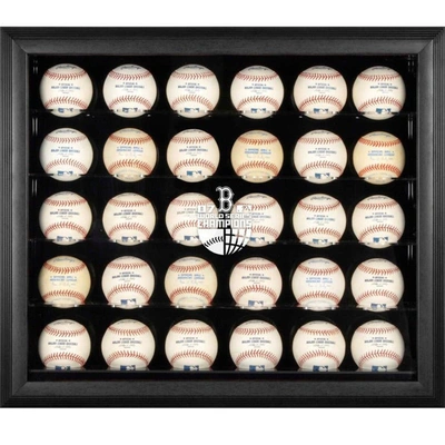 Fanatics Authentic Boston Red Sox Logo Black Framed 30-ball Display Case