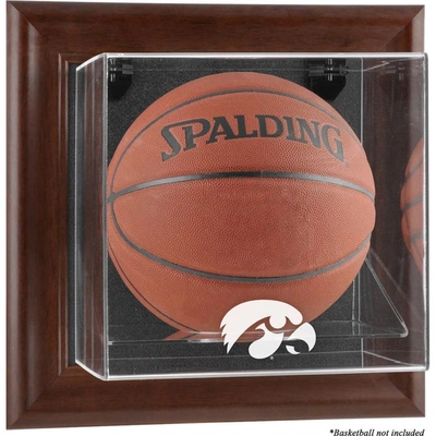 Fanatics Authentic Iowa Hawkeyes Brown Framed Wall-mountable Basketball Display Case
