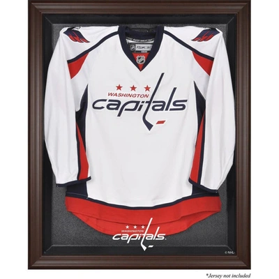 Fanatics Authentic Washington Capitals Brown Framed Logo Jersey Display Case