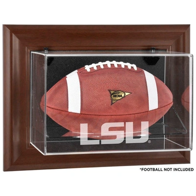 Fanatics Authentic Lsu Tigers Brown Framed Wall-mountable Football Display Case