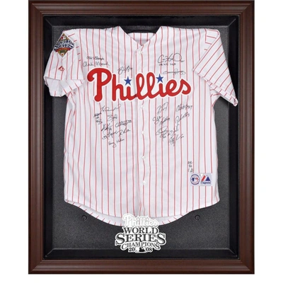 Fanatics Authentic Philadelphia Phillies 2008 World Series Champions Brown Framed Logo Jersey Display Case