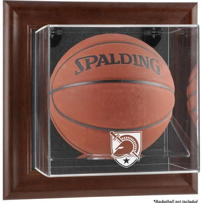 Fanatics Authentic Army Black Knights Brown Framed (2015-present Logo) Wall-mountable Basketball Display Case