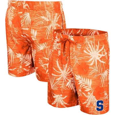 Colosseum Orange Syracuse Orange What Else Is New Swim Shorts